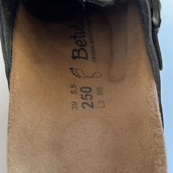 Betula Mules black leather, size 39 - Picture 4 of 4